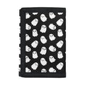 Cute Little Ghost Pattern Print Trifold Wallet