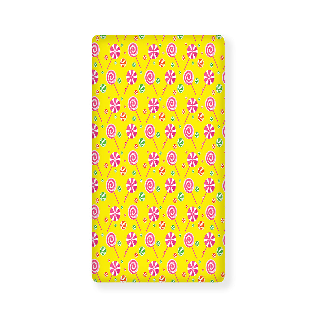 Cute Lollipop Pattern Print Baby Crib Sheet
