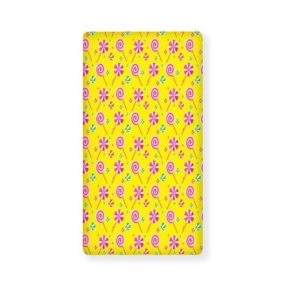 Cute Lollipop Pattern Print Baby Crib Sheet