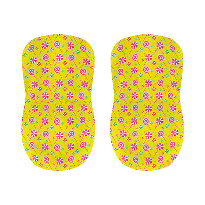 Cute Lollipop Pattern Print Bar Stool Covers