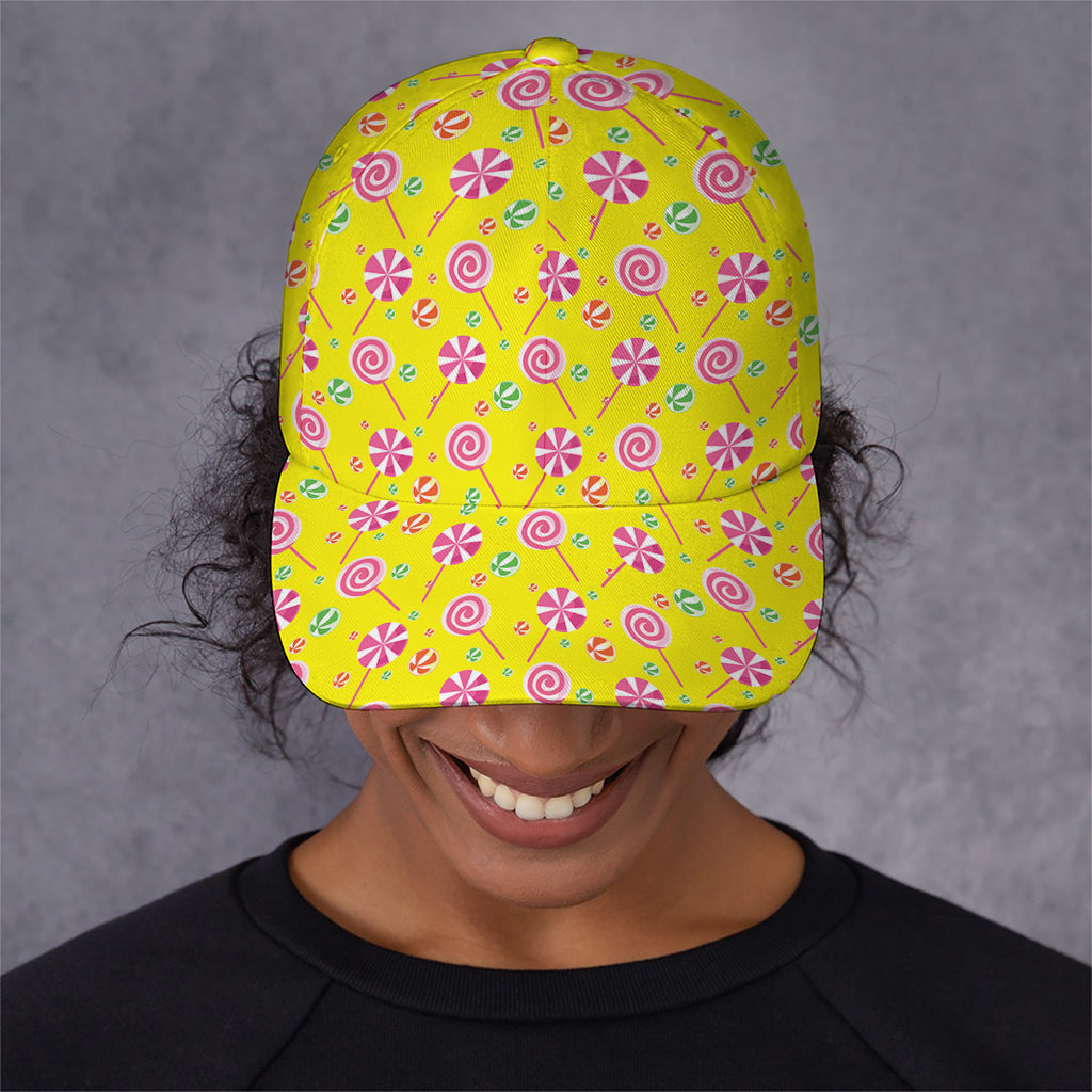 Cute Lollipop Pattern Print Baseball Cap