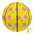 Cute Lollipop Pattern Print Basketball