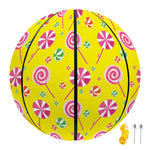 Cute Lollipop Pattern Print Basketball