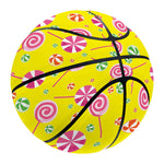 Cute Lollipop Pattern Print Basketball