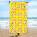 Cute Lollipop Pattern Print Beach Towel