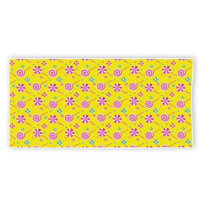 Cute Lollipop Pattern Print Beach Towel