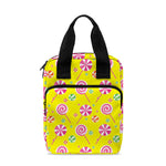 Cute Lollipop Pattern Print Bible Tote Bag