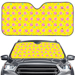 Cute Lollipop Pattern Print Car Windshield Sun Shade