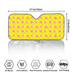 Cute Lollipop Pattern Print Car Windshield Sun Shade