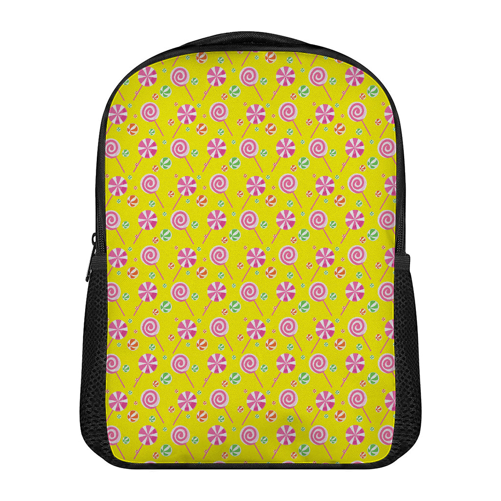 Cute Lollipop Pattern Print Casual Backpack