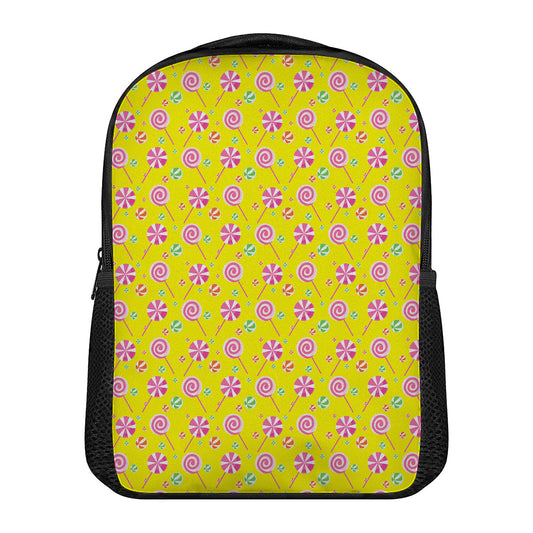 Cute Lollipop Pattern Print Casual Backpack