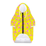 Cute Lollipop Pattern Print Dog Zip Up Hoodie