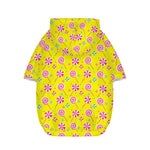 Cute Lollipop Pattern Print Dog Zip Up Hoodie