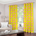 Cute Lollipop Pattern Print Grommet Curtains