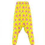 Cute Lollipop Pattern Print Hammer Pants