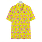 Cute Lollipop Pattern Print Hawaiian Shirt