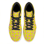 Cute Lollipop Pattern Print High Top Leather Sneakers