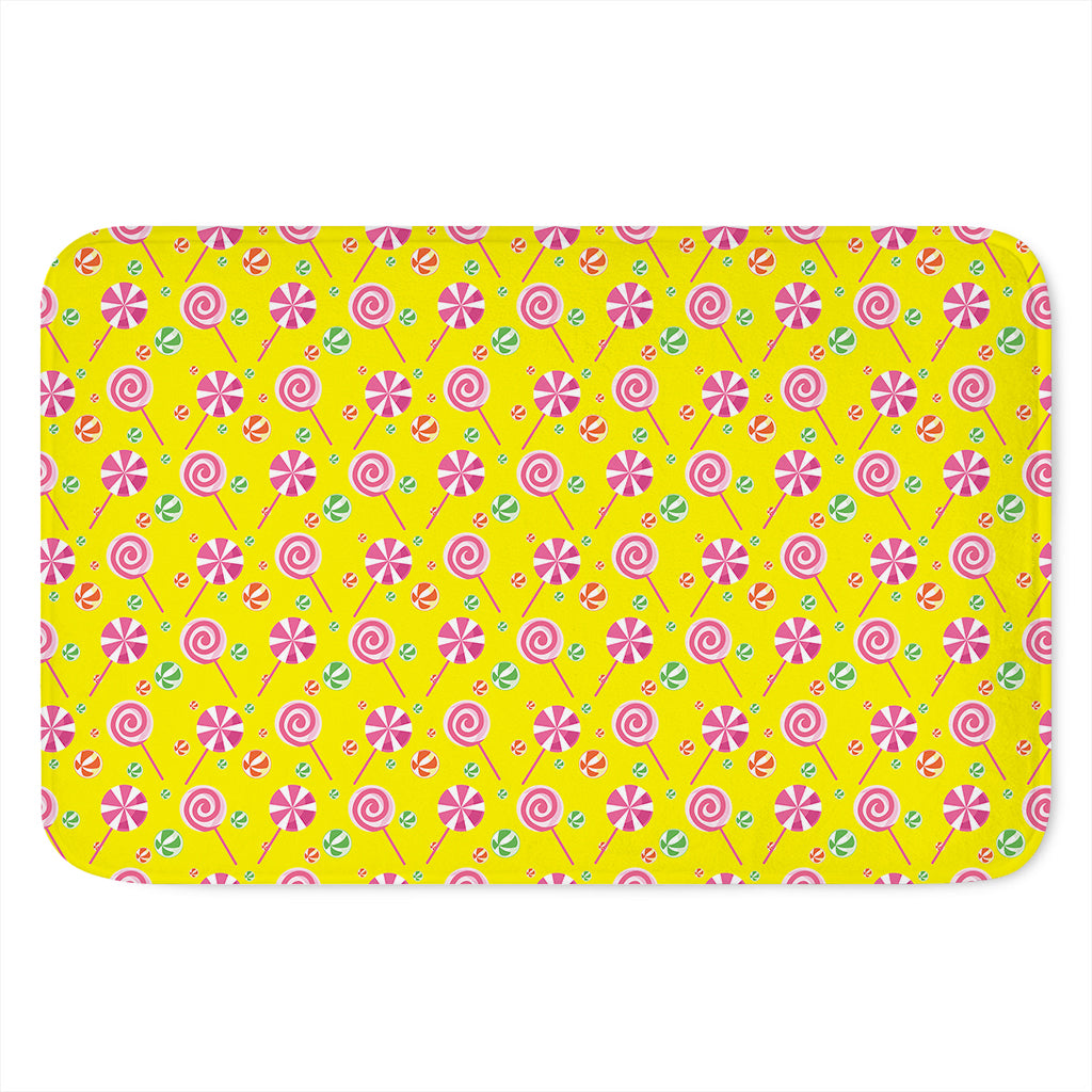 Cute Lollipop Pattern Print Indoor Door Mat