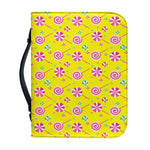 Cute Lollipop Pattern Print Leather Bible Cover
