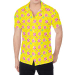 Cute Lollipop Pattern Print Men's Shirt
