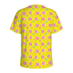 Cute Lollipop Pattern Print Men's Sports T-Shirt