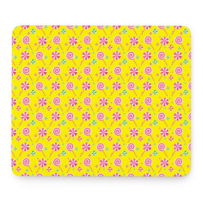 Cute Lollipop Pattern Print Mouse Pad
