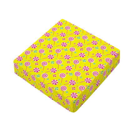 Cute Lollipop Pattern Print Outdoor Seat Cushion Cover