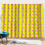 Cute Lollipop Pattern Print Pencil Pleat Curtains