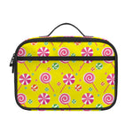 Cute Lollipop Pattern Print Portable Lunch Bag