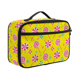Cute Lollipop Pattern Print Portable Lunch Bag