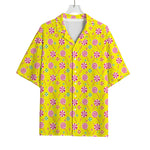 Cute Lollipop Pattern Print Rayon Hawaiian Shirt