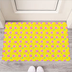 Cute Lollipop Pattern Print Rubber Doormat