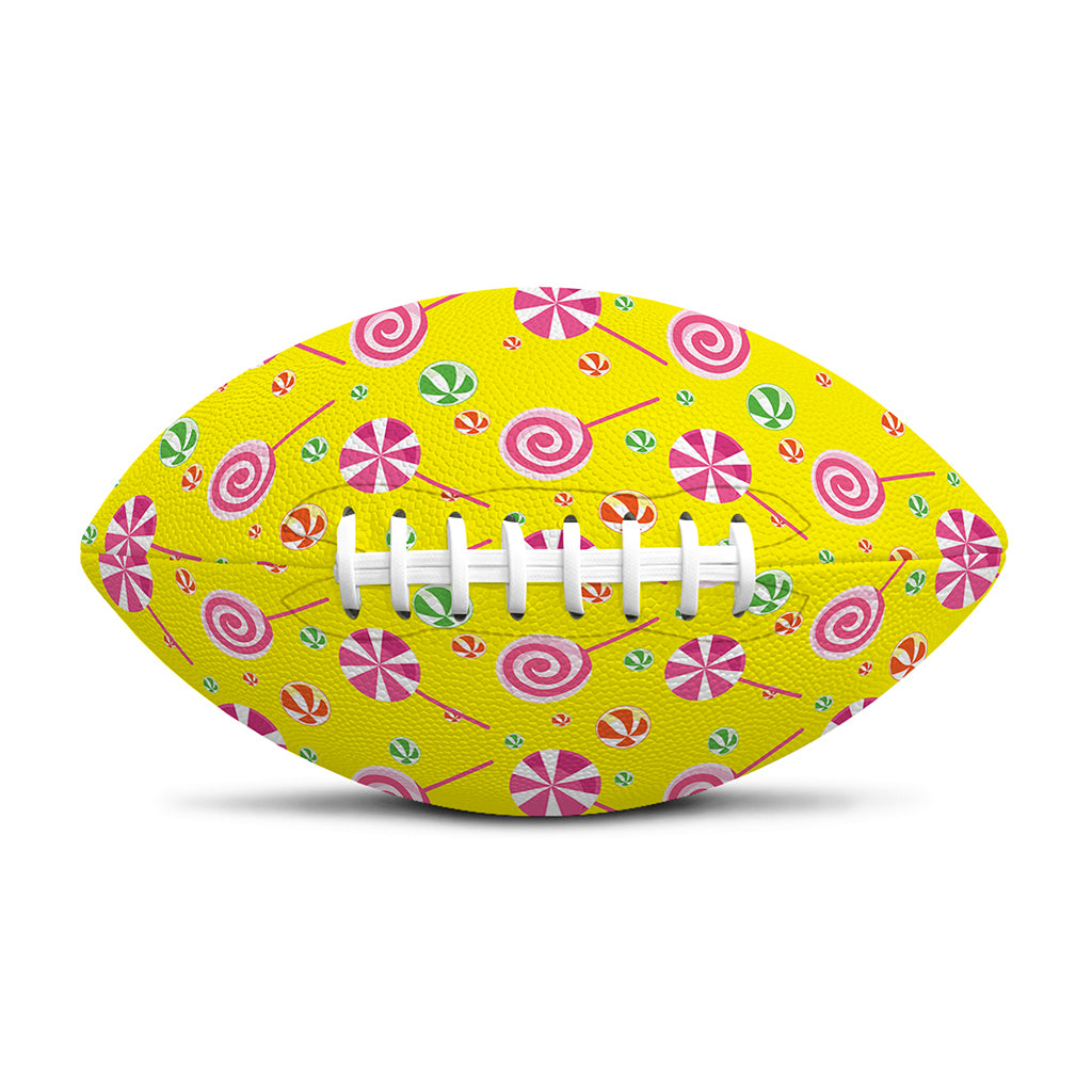 Cute Lollipop Pattern Print Rugby Ball
