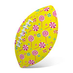 Cute Lollipop Pattern Print Rugby Ball