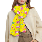 Cute Lollipop Pattern Print Scarf