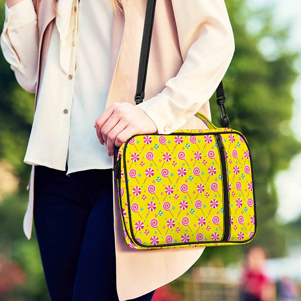 Cute Lollipop Pattern Print Shoulder Strap Bible Bag