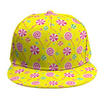 Cute Lollipop Pattern Print Snapback Cap
