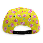 Cute Lollipop Pattern Print Snapback Cap
