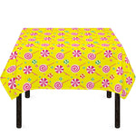 Cute Lollipop Pattern Print Tablecloth