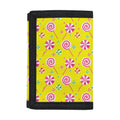Cute Lollipop Pattern Print Trifold Wallet