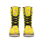 Cute Lollipop Pattern Print Winter Boots