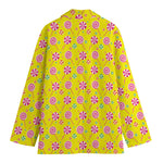 Cute Lollipop Pattern Print Women's Blazer