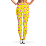 Cute Lollipop Pattern Print Women's Leggings