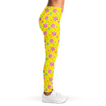 Cute Lollipop Pattern Print Women's Leggings