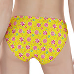 Cute Lollipop Pattern Print Women's Panties