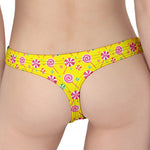 Cute Lollipop Pattern Print Women's Thong