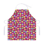 Cute Macaron Pattern Print Adjustable Apron
