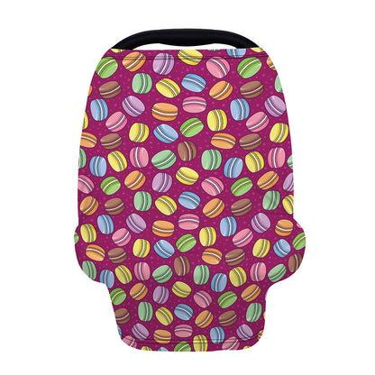 Cute Macaron Pattern Print Baby Seat Cover