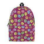 Cute Macaron Pattern Print Backpack