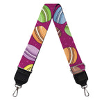 Cute Macaron Pattern Print Bag Strap